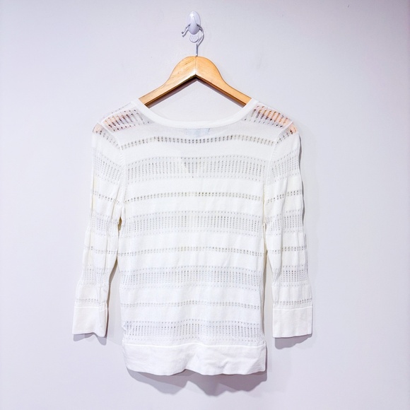 RW&CO. White mesh cardigan - Picture 8 of 8